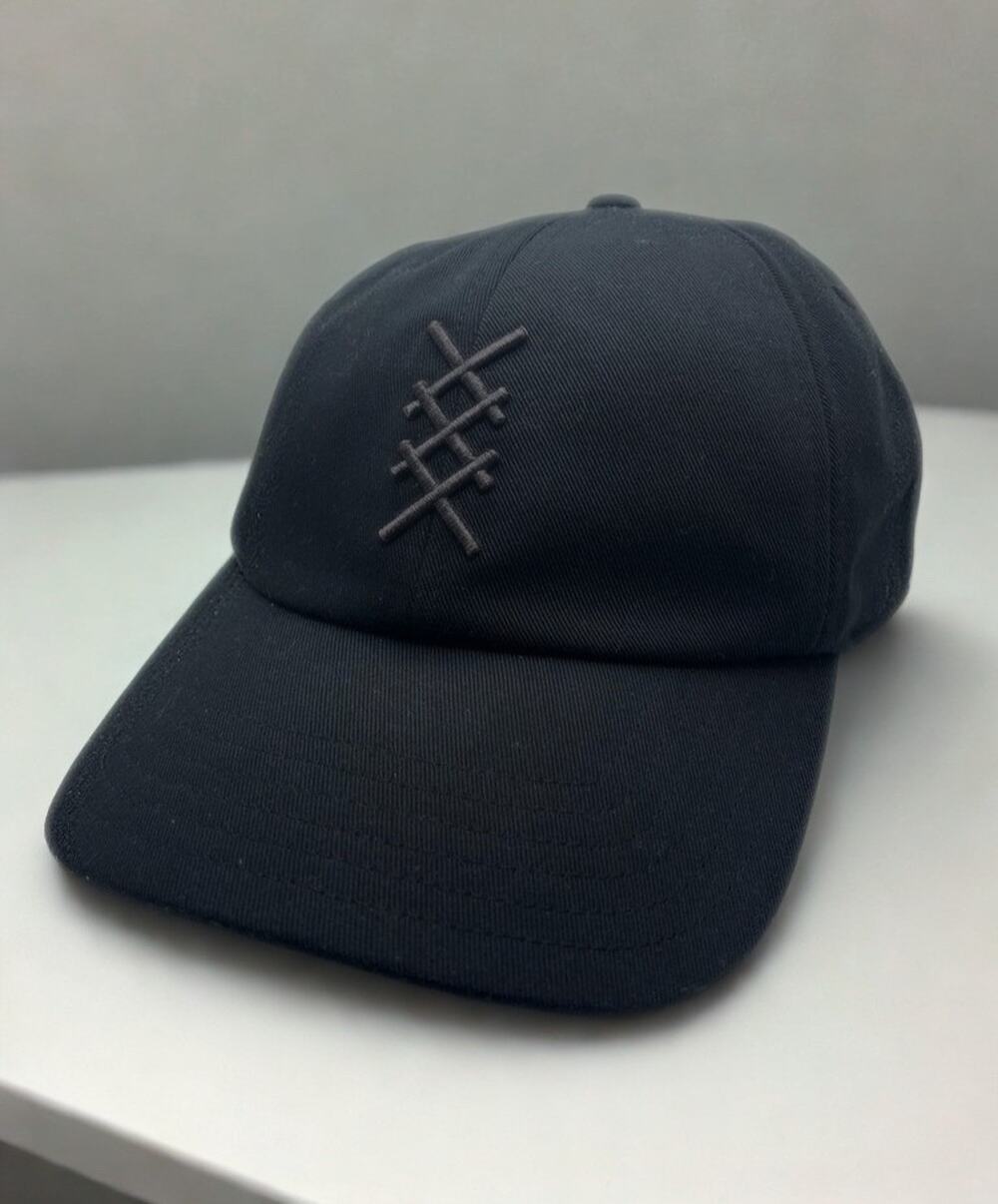 Rhone XXX Golf Logo Hat Adult Black Adjustable Strapback Performance Cap